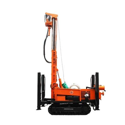 Buy Diesel Power 260m Water Well Rock Pneumatic Drilling Rig online manufacture
