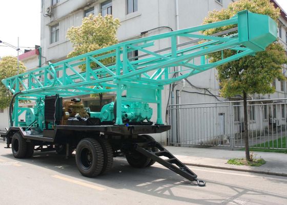 Good price 8 Tyre Trailer SPJT300 Rotary Water Well Drilling Rig online