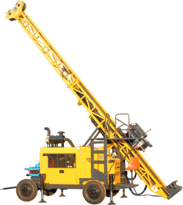 Good price 1000m Wheel Type Full Hydraulic Core Drilling Machine online